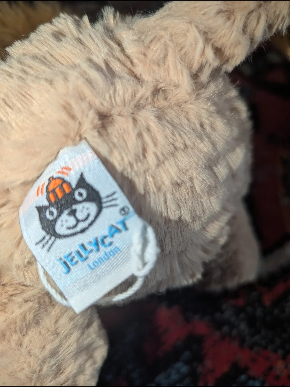 Jellycat Tan Plush Lion with Golden Mane